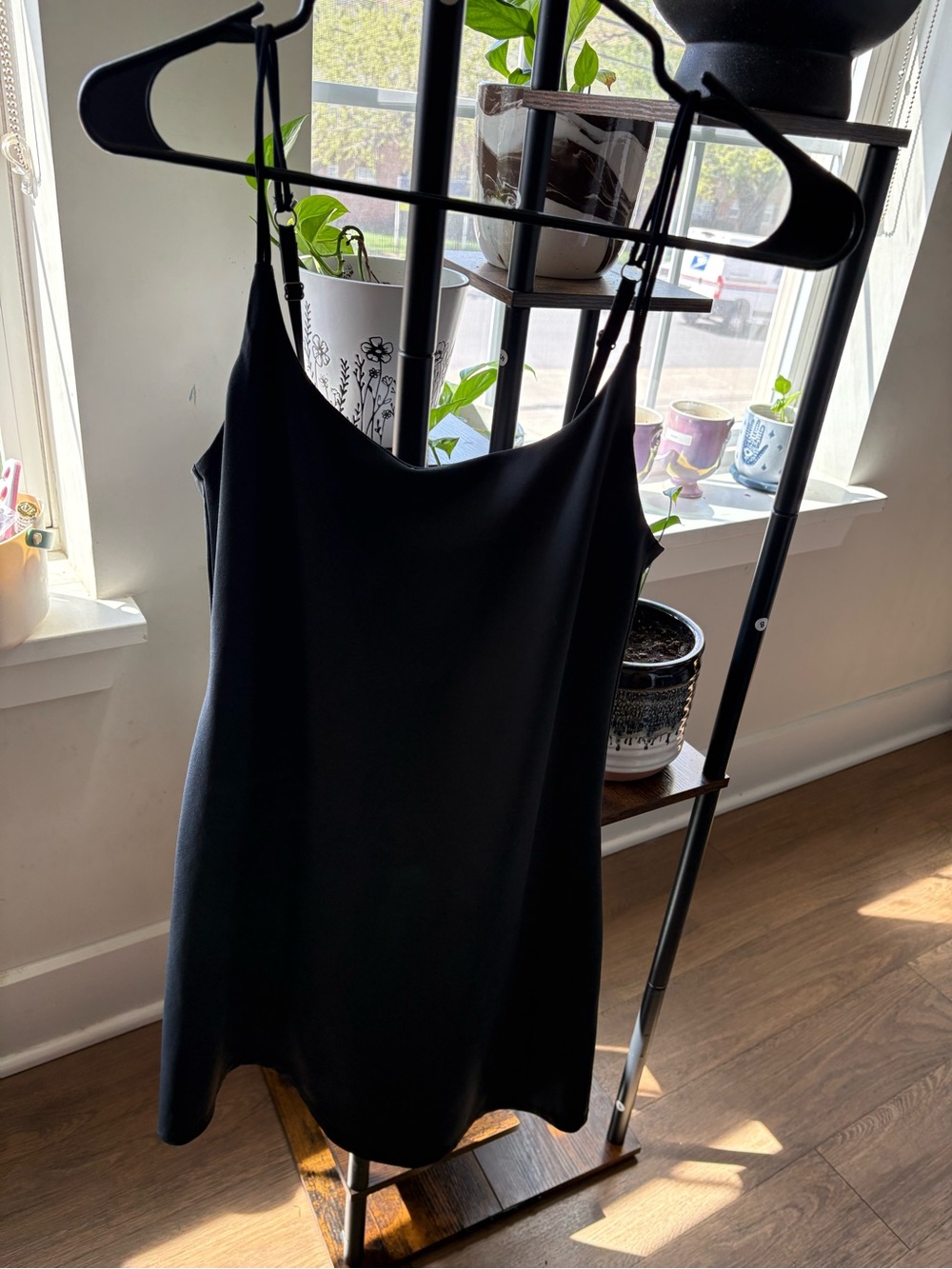 Abercrombie & Fitch Black Mini Slip Dress